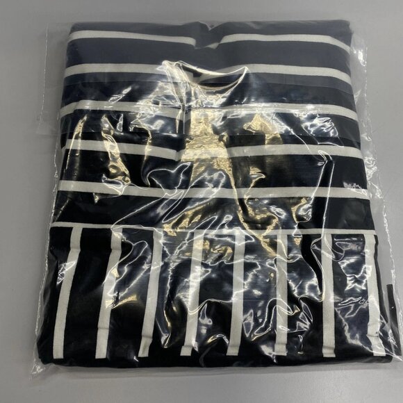 Kourbela Women's Midi Dress – Size M – Black/White – Sea Anchor Fold-Over Skirt - Picture 2 of 10